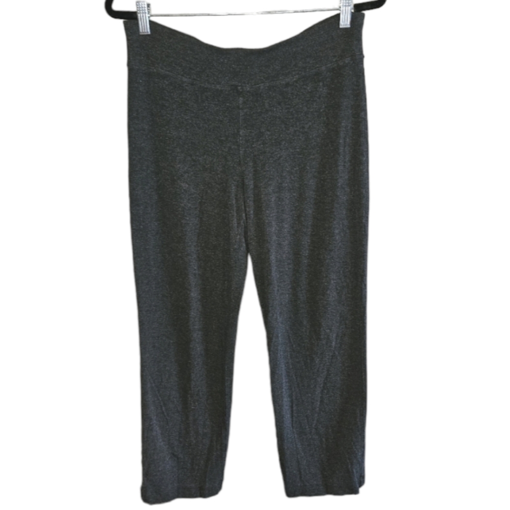 Eileen Fisher Pants Italian Yarn Women's Size Medium Pull On Dark Gray Soft